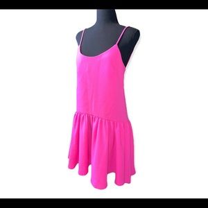 NWT ASOS | bright pink spaghetti strap dress